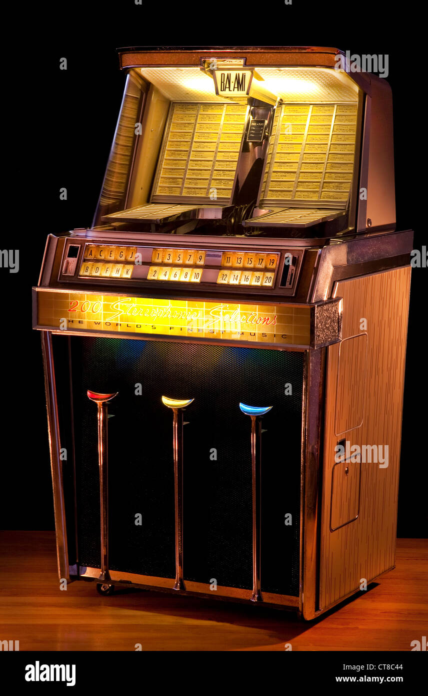 1960 Bel-Ami K200 Jukebox Stock Photo