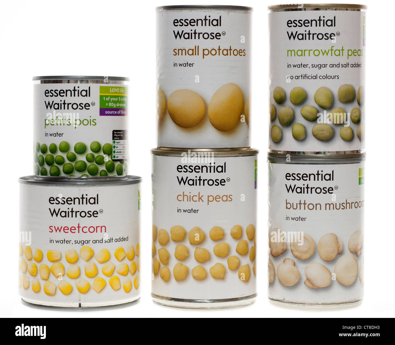 Essential Waitrose products Stock Photo