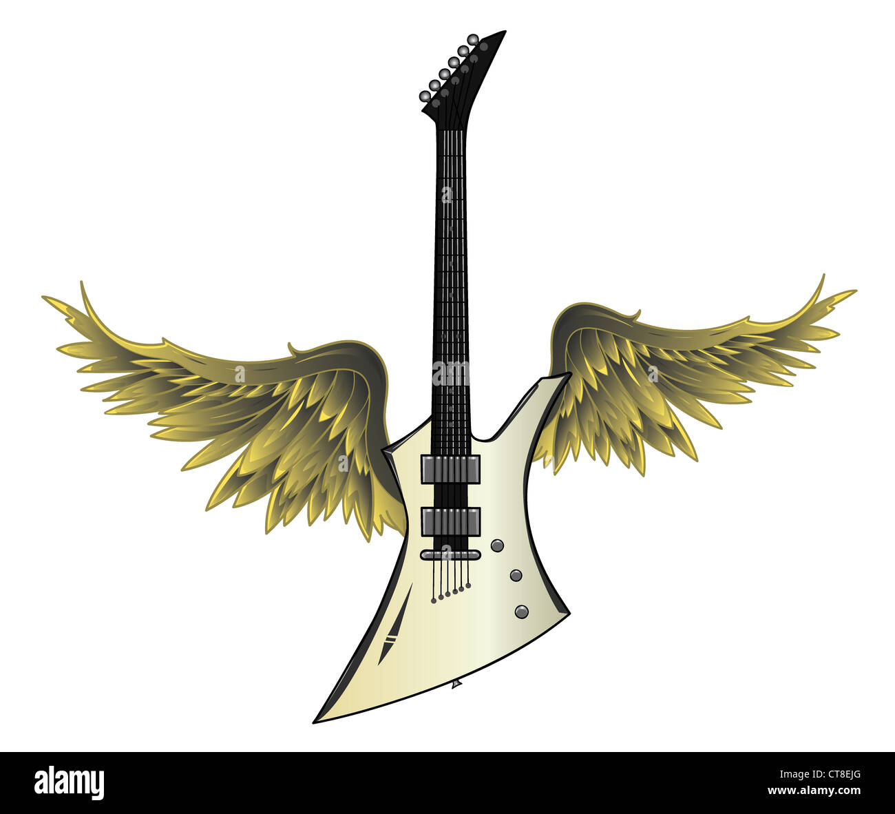 Abstract illustration electric guitar hi-res stock photography and ...