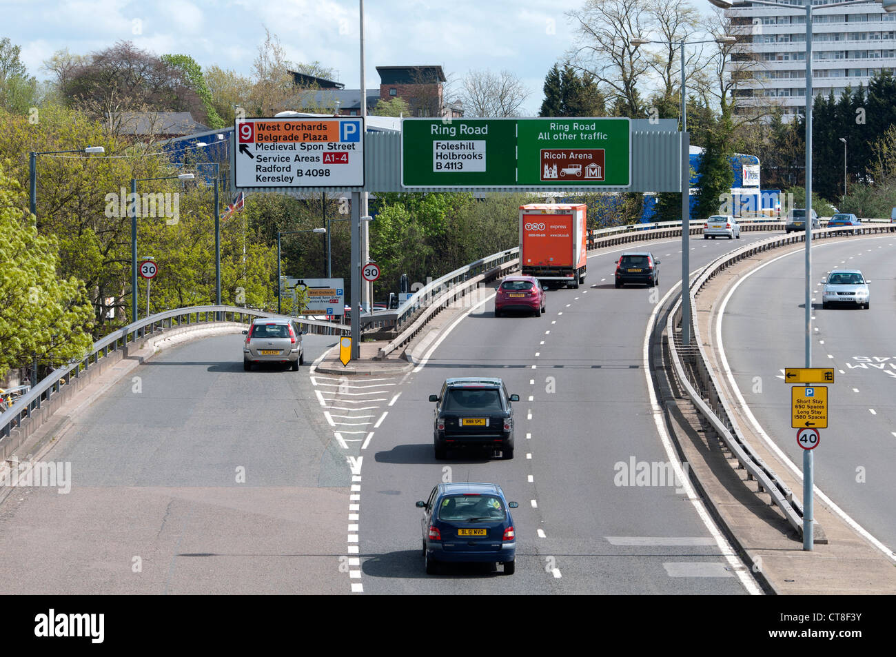 The Ringway, Coventry, UK Stock Photo
