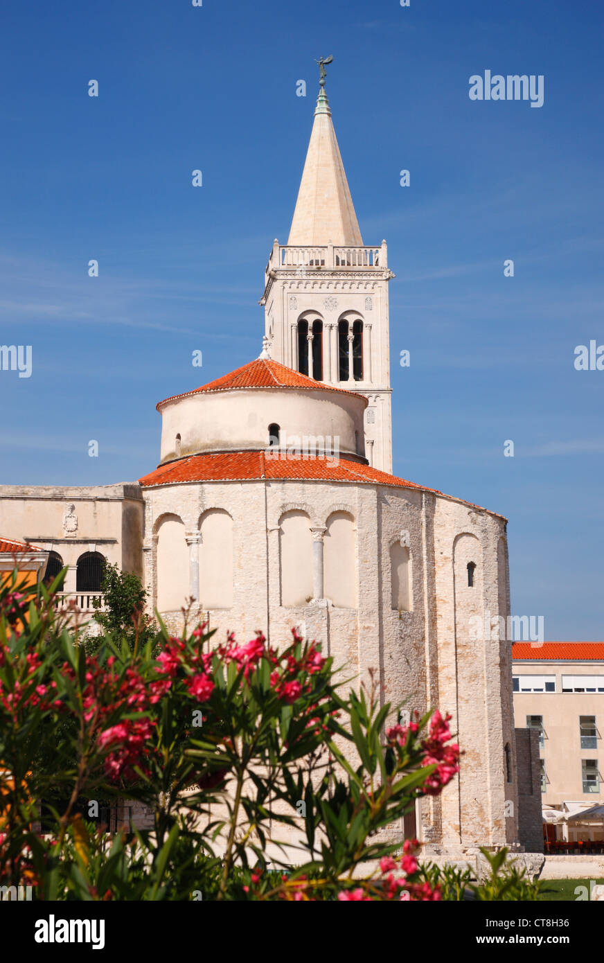 Zadar Church of st. Donat Stock Photo