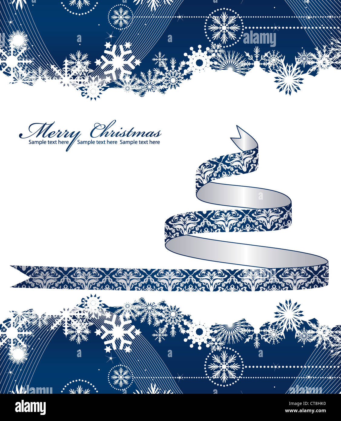 vector christmas greeting card Stock Photo - Alamy