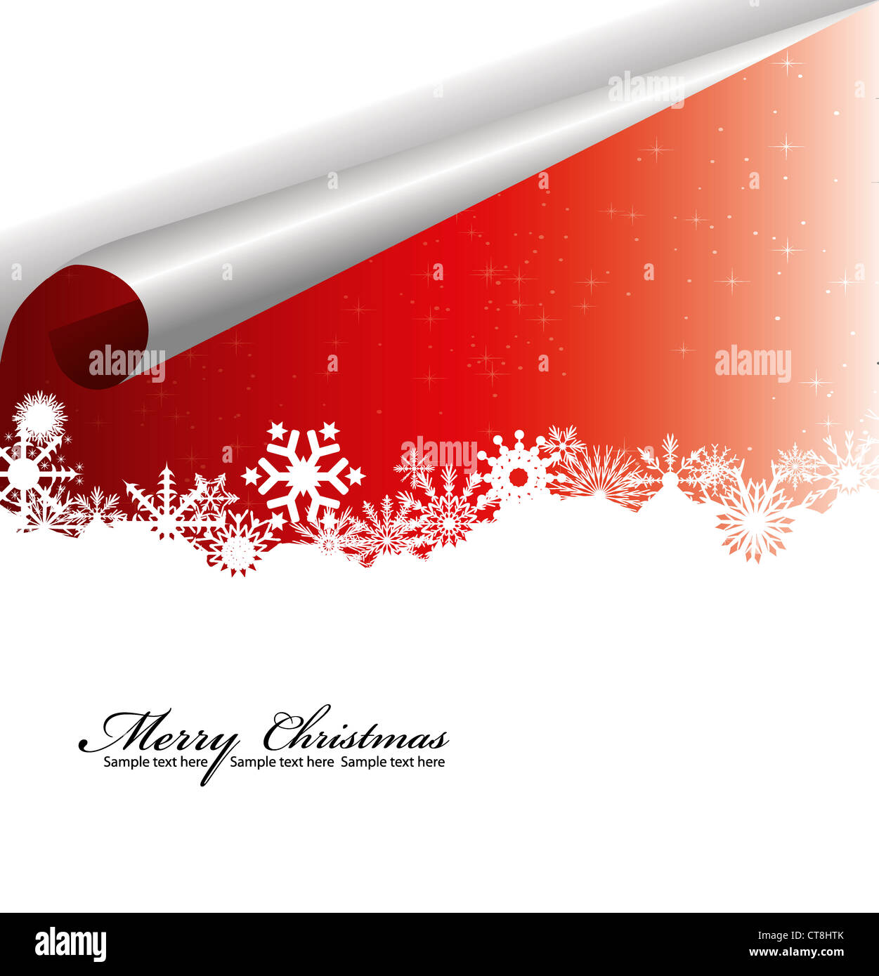 vector christmas greeting card Stock Photo - Alamy