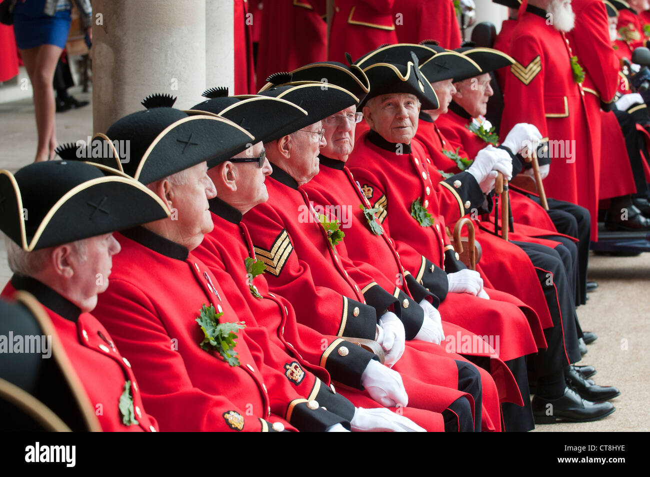 The annual 'Founders Day' parade at the Royal Hospital in Chelsea