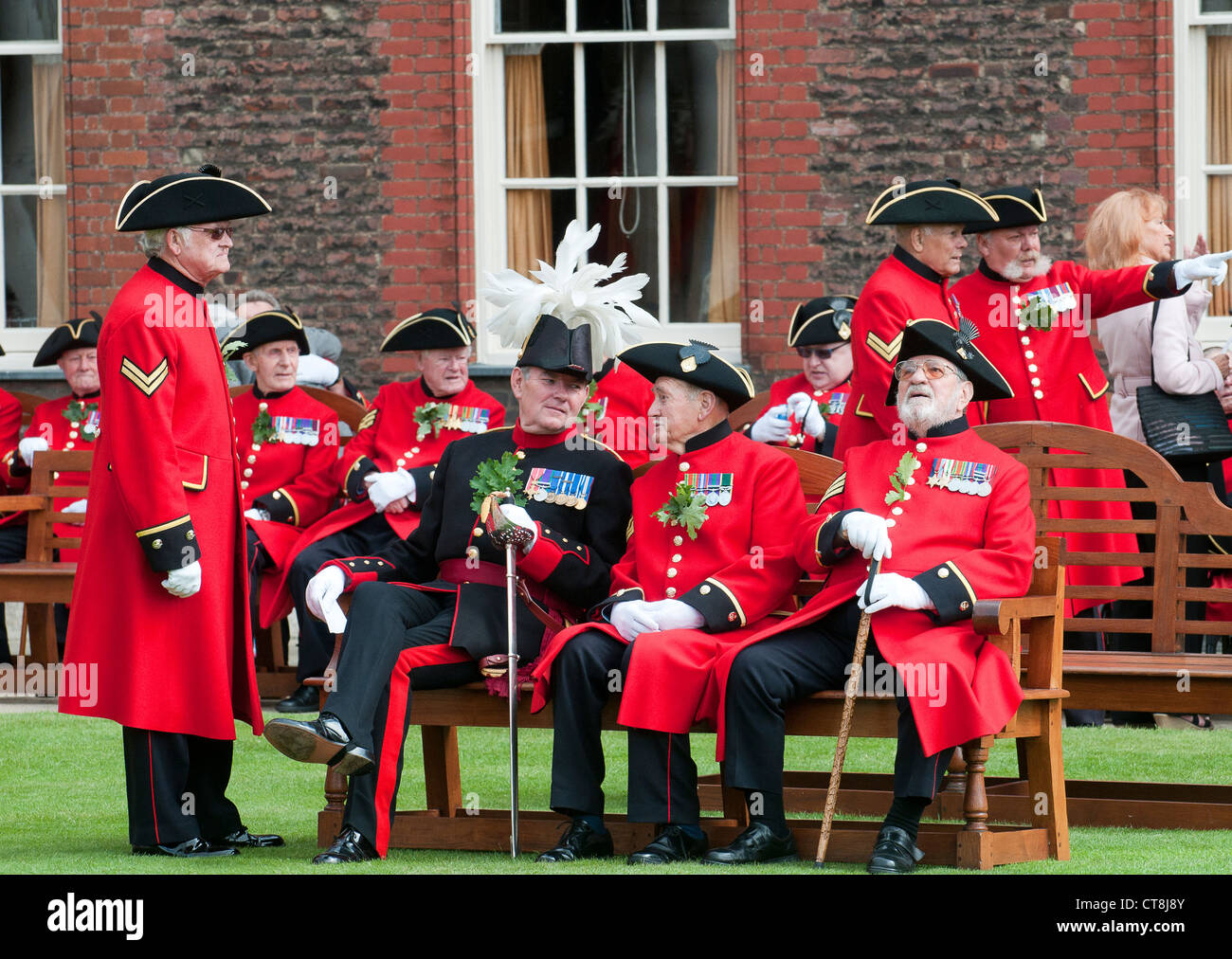 The annual 'Founders Day' parade at the Royal Hospital in Chelsea