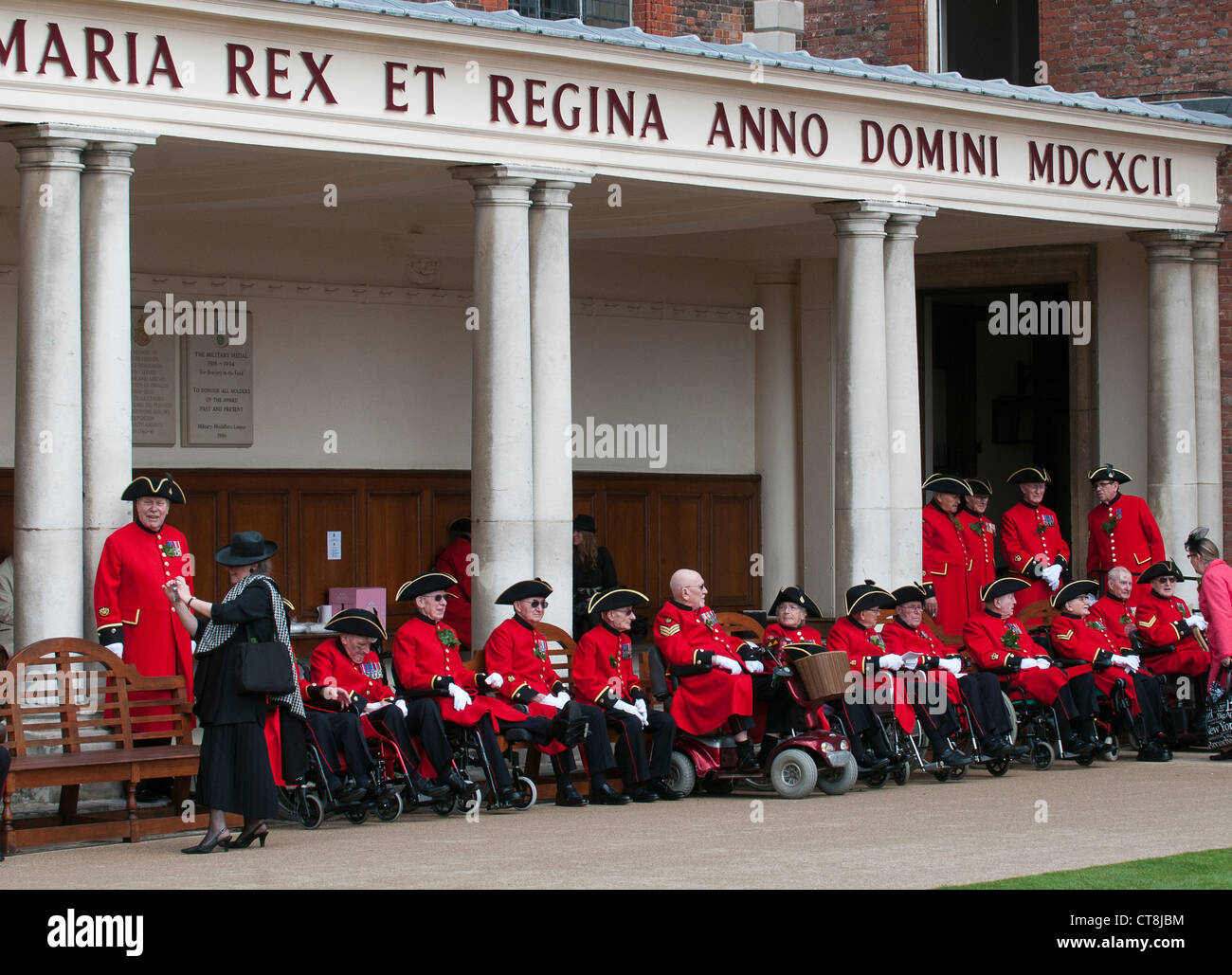 The annual 'Founders Day' parade at the Royal Hospital in Chelsea