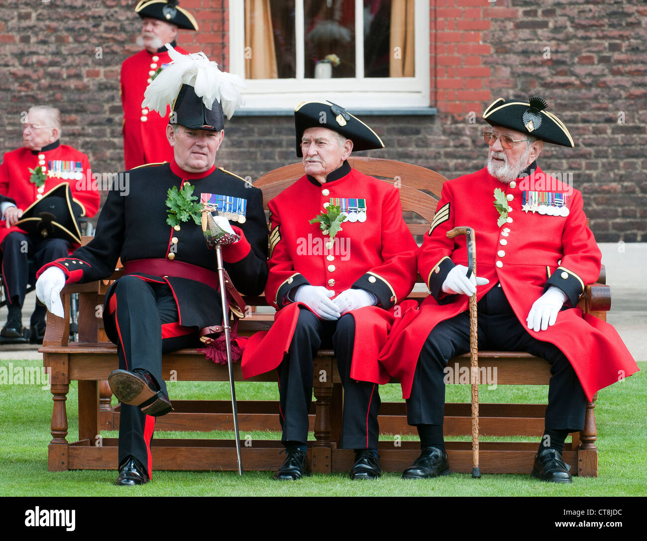 The annual 'Founders Day' parade at the Royal Hospital in Chelsea