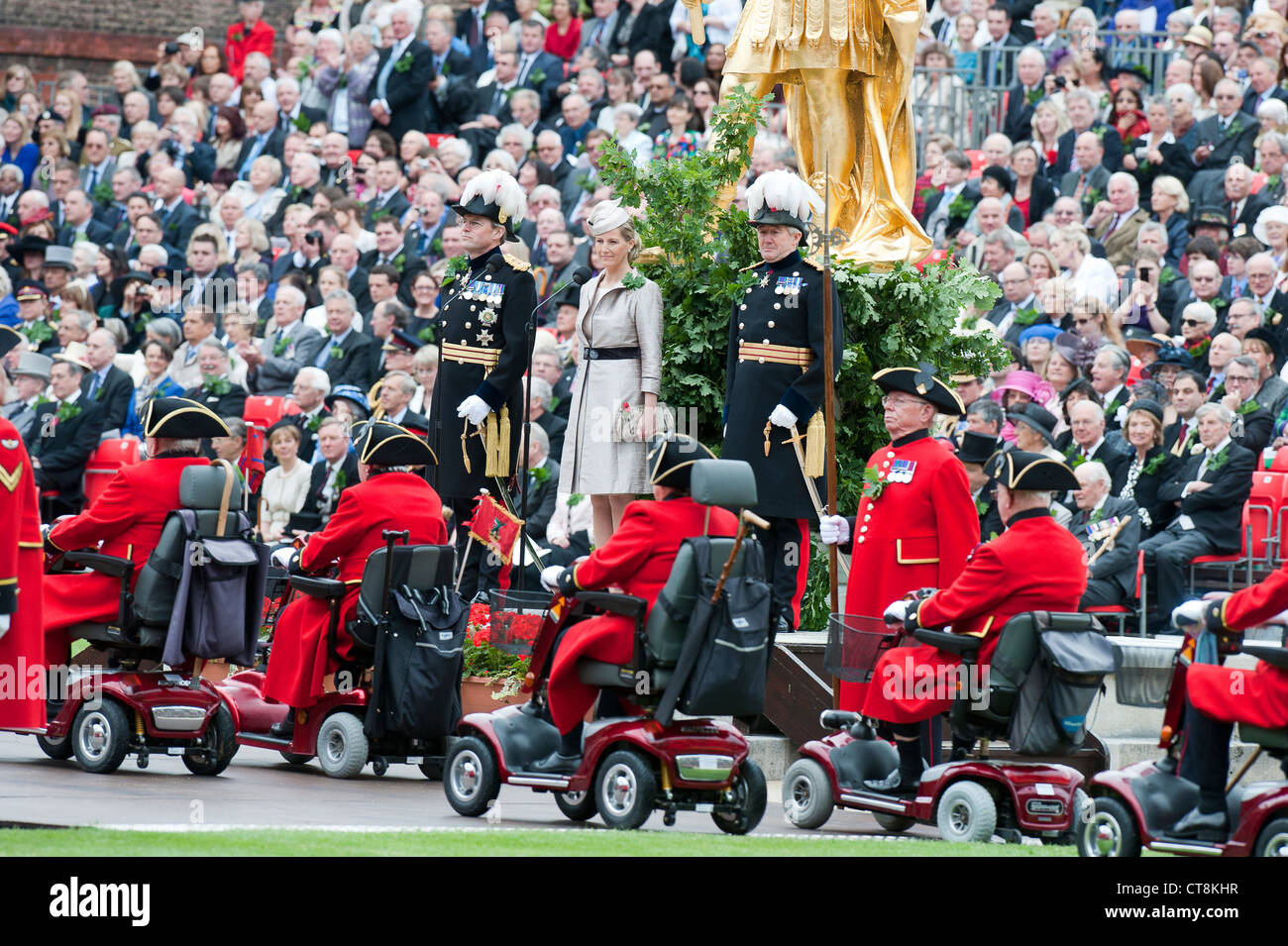 The annual 'Founders Day' parade at the Royal Hospital in Chelsea