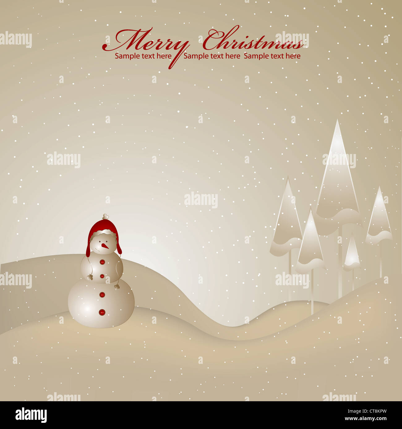 vector winter background Stock Photo - Alamy
