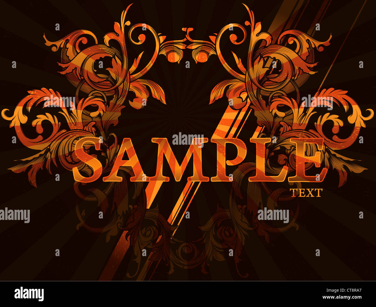 abstract floral background vector illustration Stock Photo - Alamy