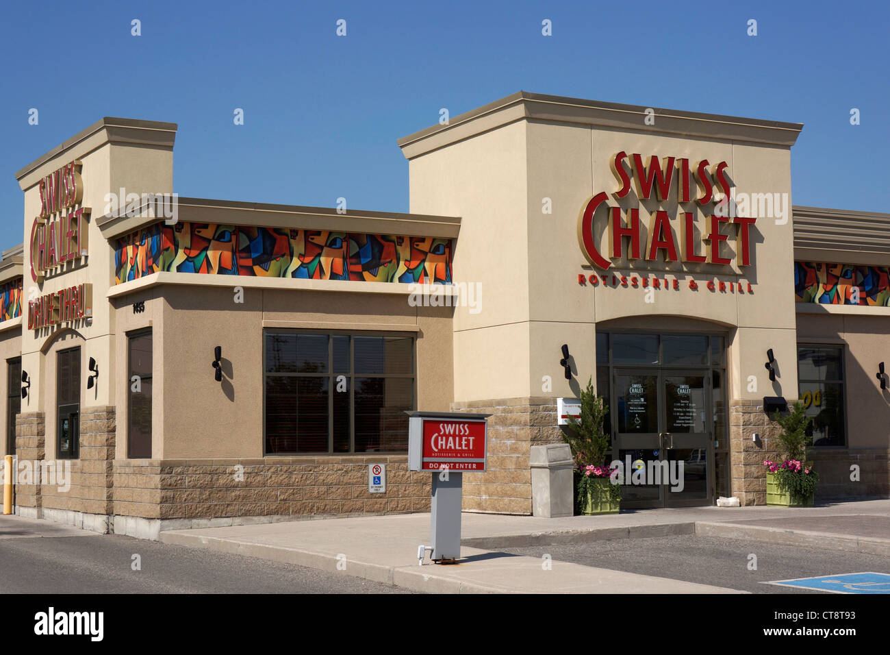 Swiss Chalet Restaurant, Canada Stock Photo
