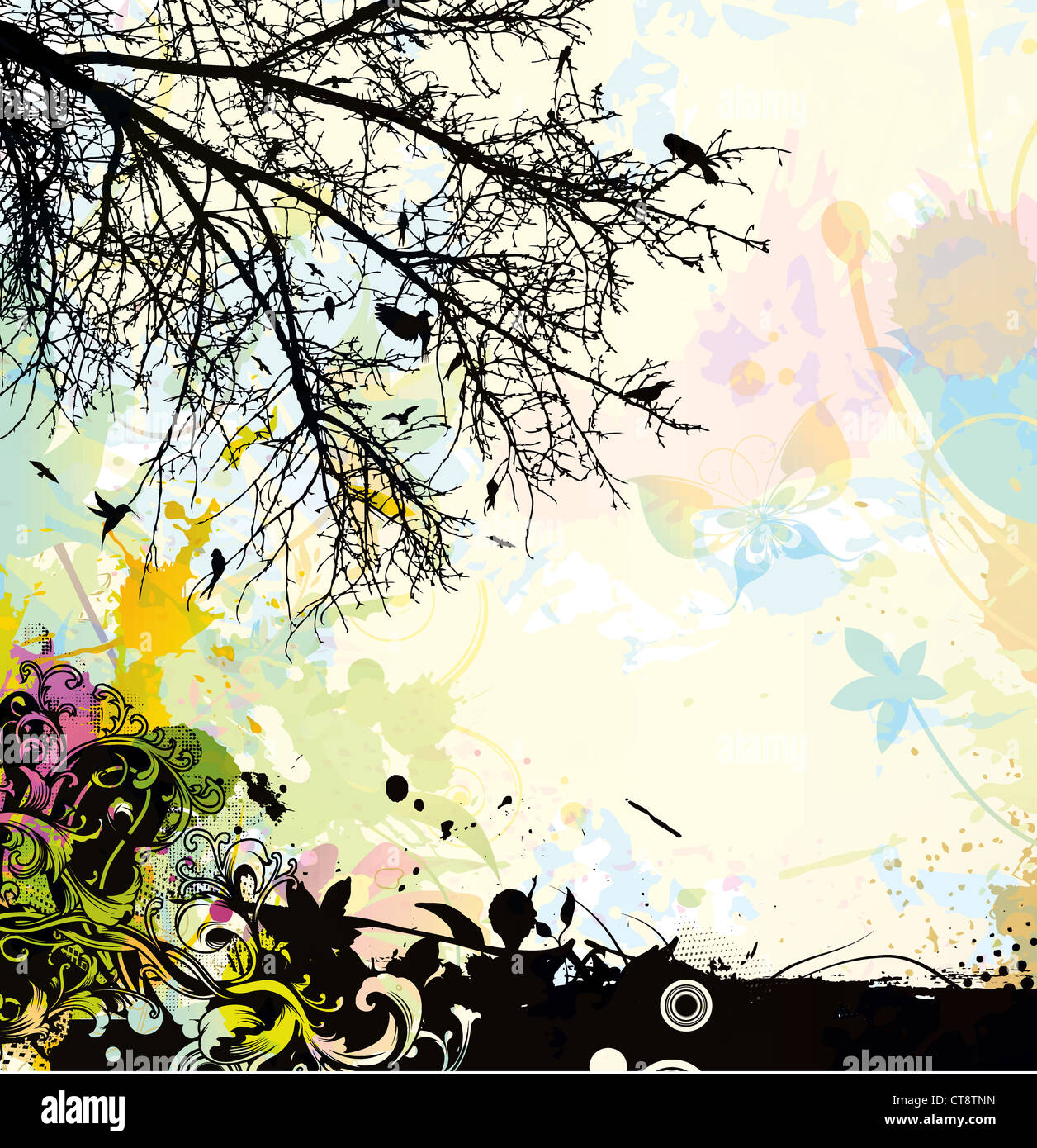 colorful background vector illustration Stock Photo - Alamy