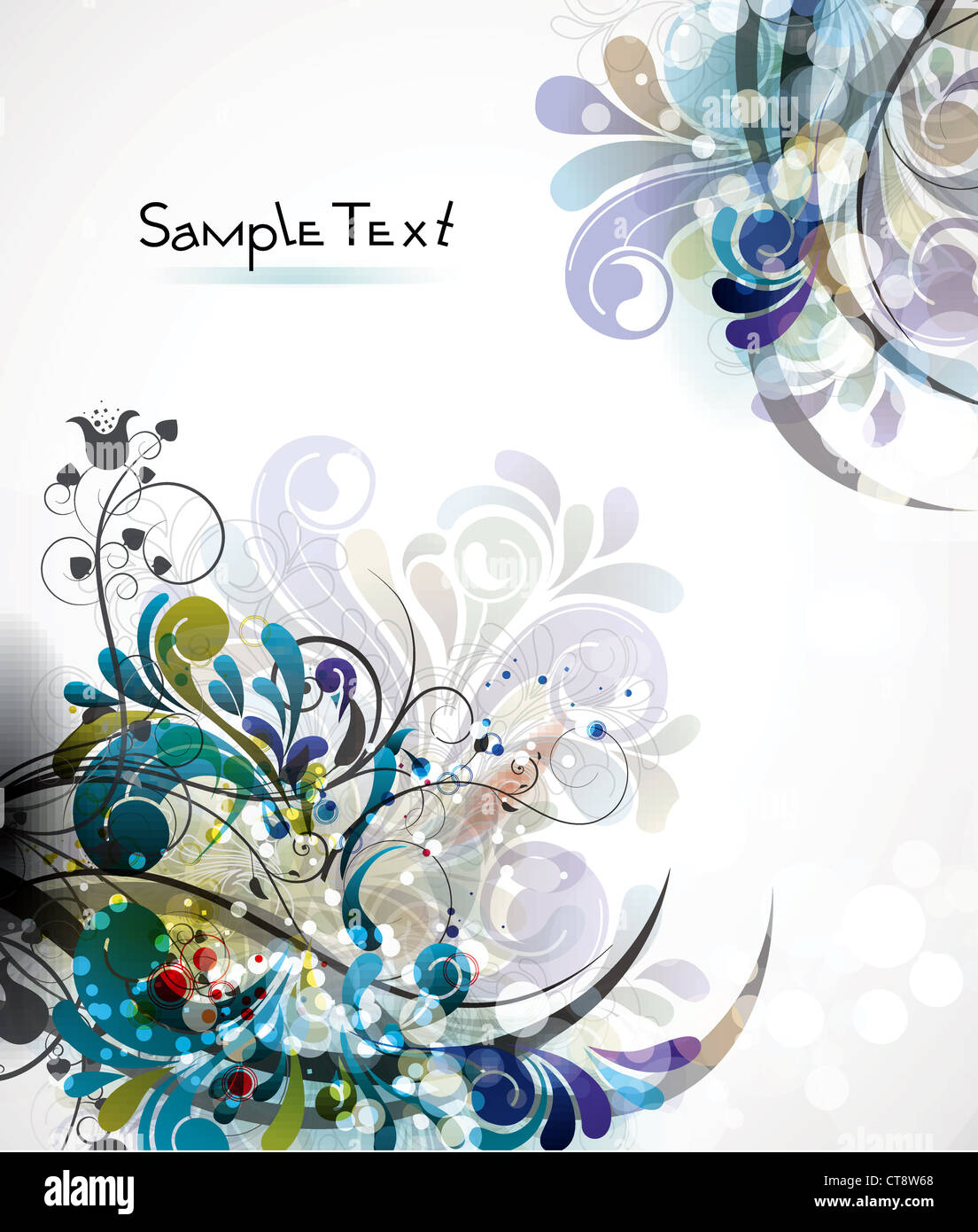 colorful abstract background vector illustration Stock Photo - Alamy