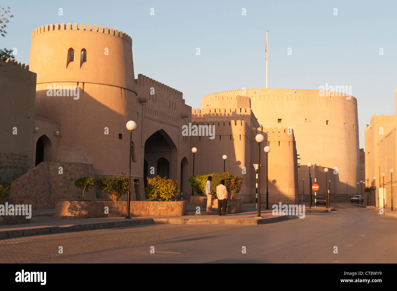 Elk207-2394 Oman, Nizwa, city walls and fort - Stock Image