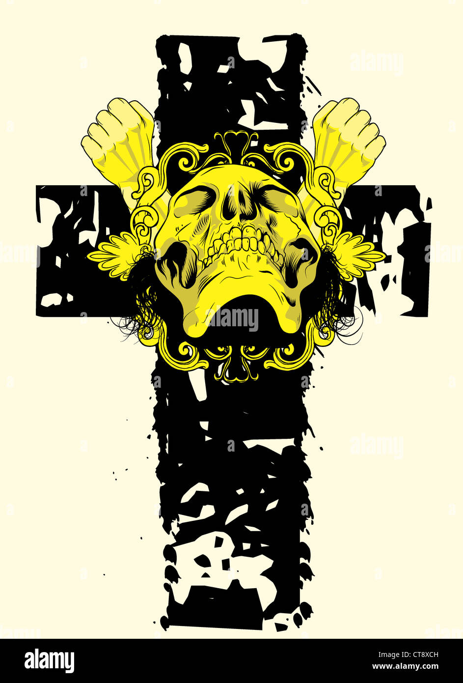 t-shirt vector design - color separation on layers - ready to print on ...