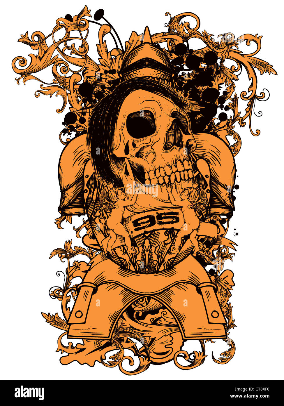 t-shirt vector design - color separation on layers - ready to print on ...