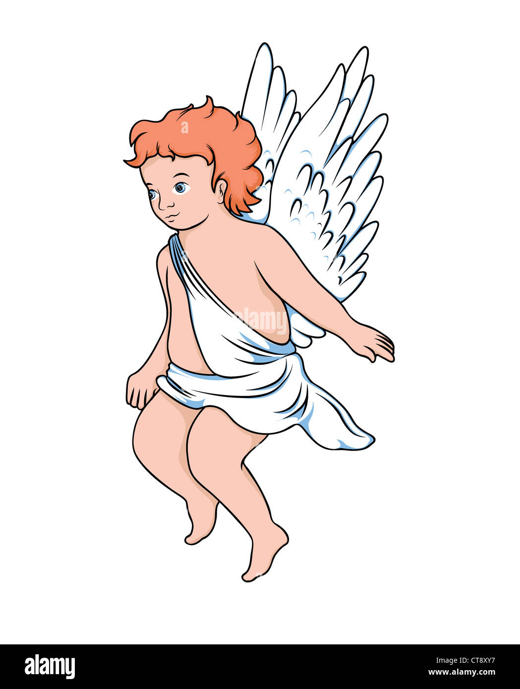 Illustration Angel Child High Resolution Stock Photography And Images Alamy