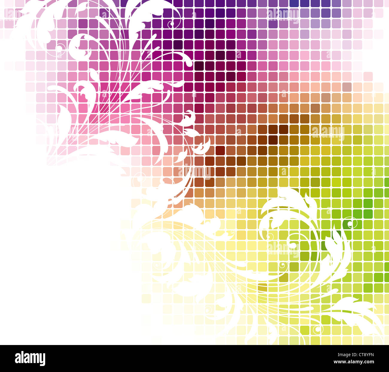 abstract floral background vector illustration Stock Photo - Alamy