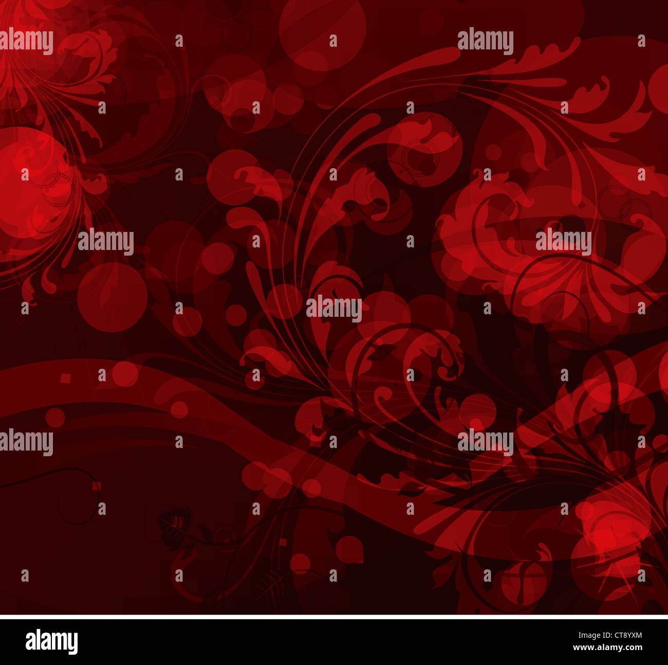 vector abstract floral background Stock Photo - Alamy