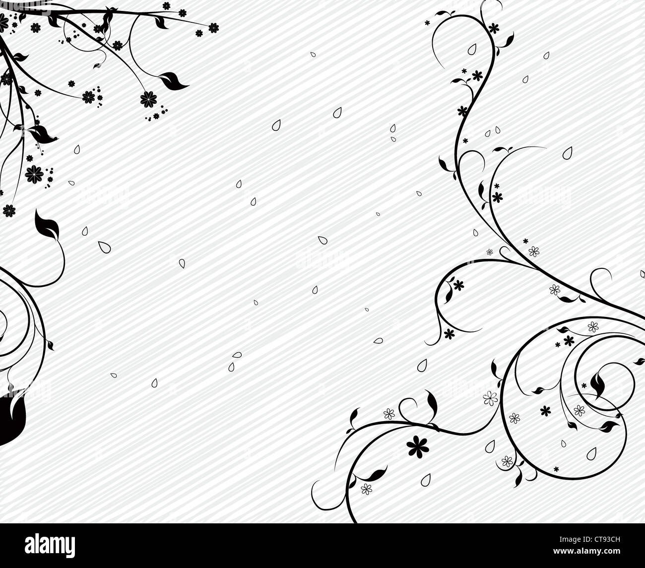 vector abstract floral background Stock Photo - Alamy