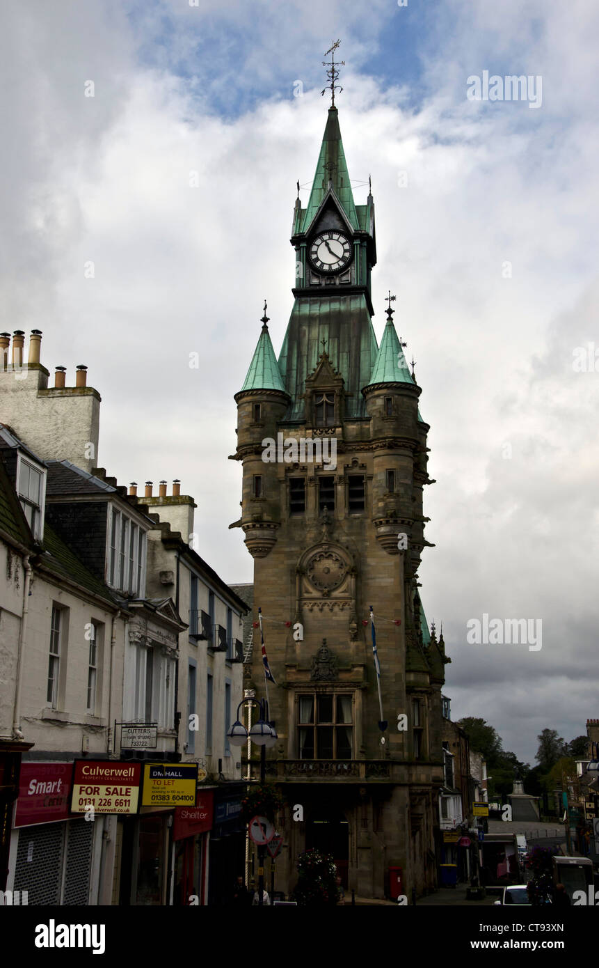 The town hall in Dunfermline, Fife, Scotland Stock Photo Alamy