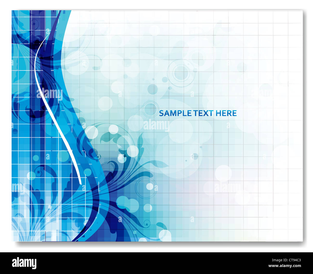 vector abstract background with floral Stock Photo - Alamy