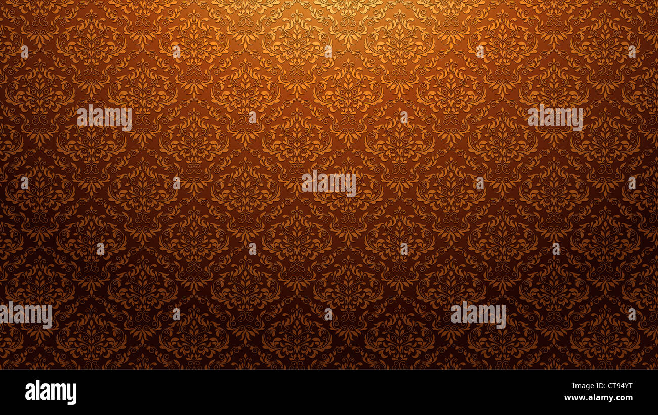 vector vintage damask wallpaper Stock Photo Alamy