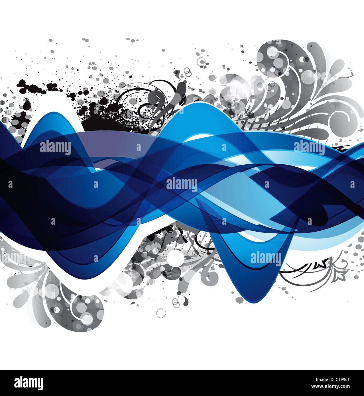 vector abstract waves background Stock Photo - Alamy