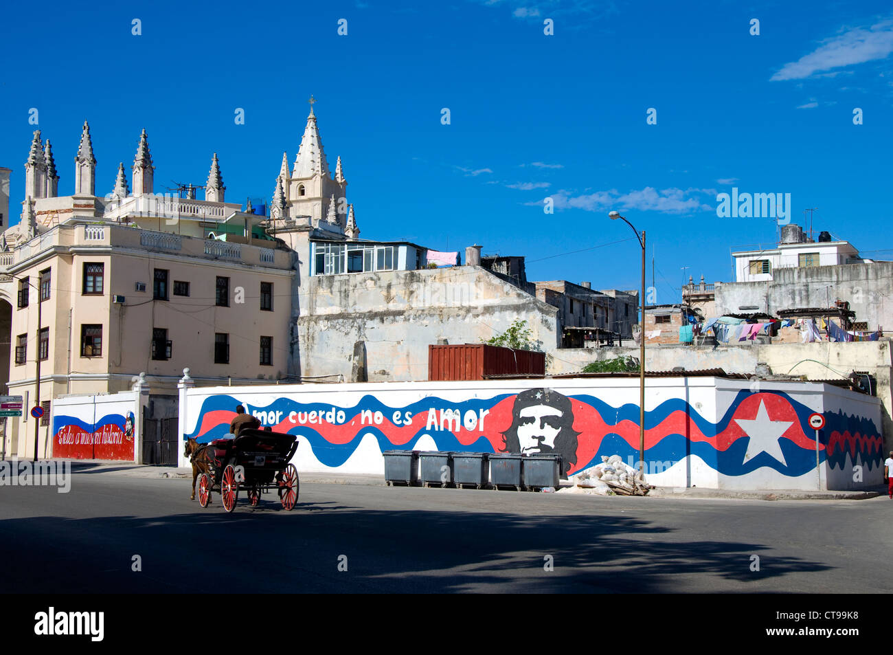 Che Guevara mural, La Havana, Cuba Stock Photo
