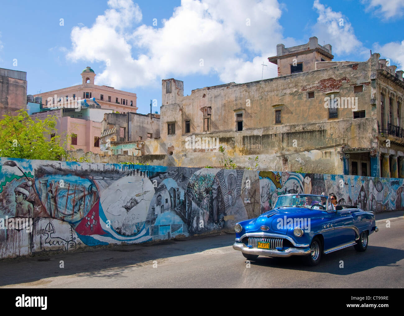 Vintage Car, La Havana, Cuba Stock Photo - Alamy