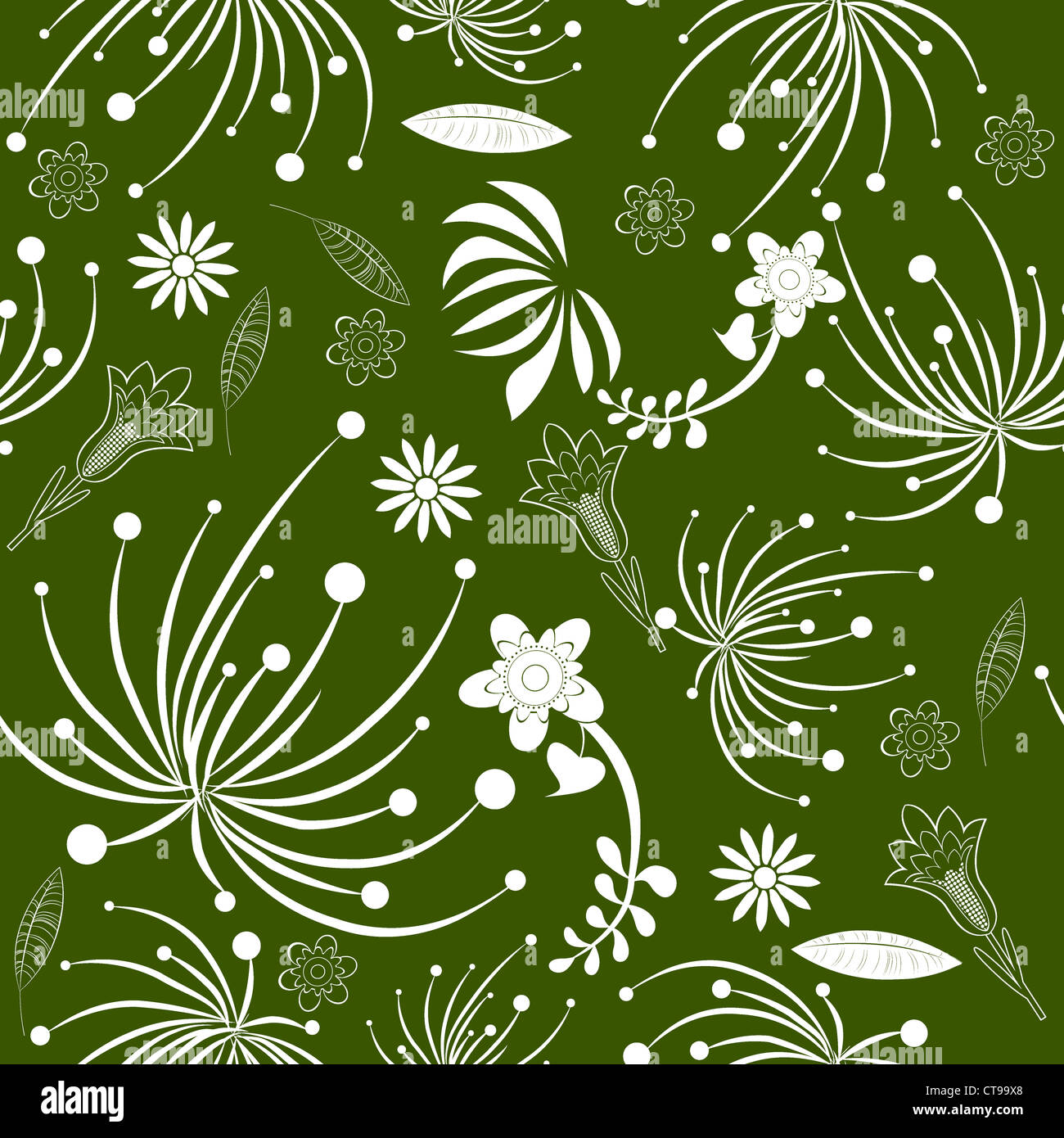 seamless floral background Stock Photo - Alamy