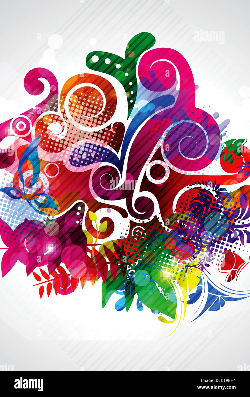 vector colorful abstract background Stock Photo - Alamy