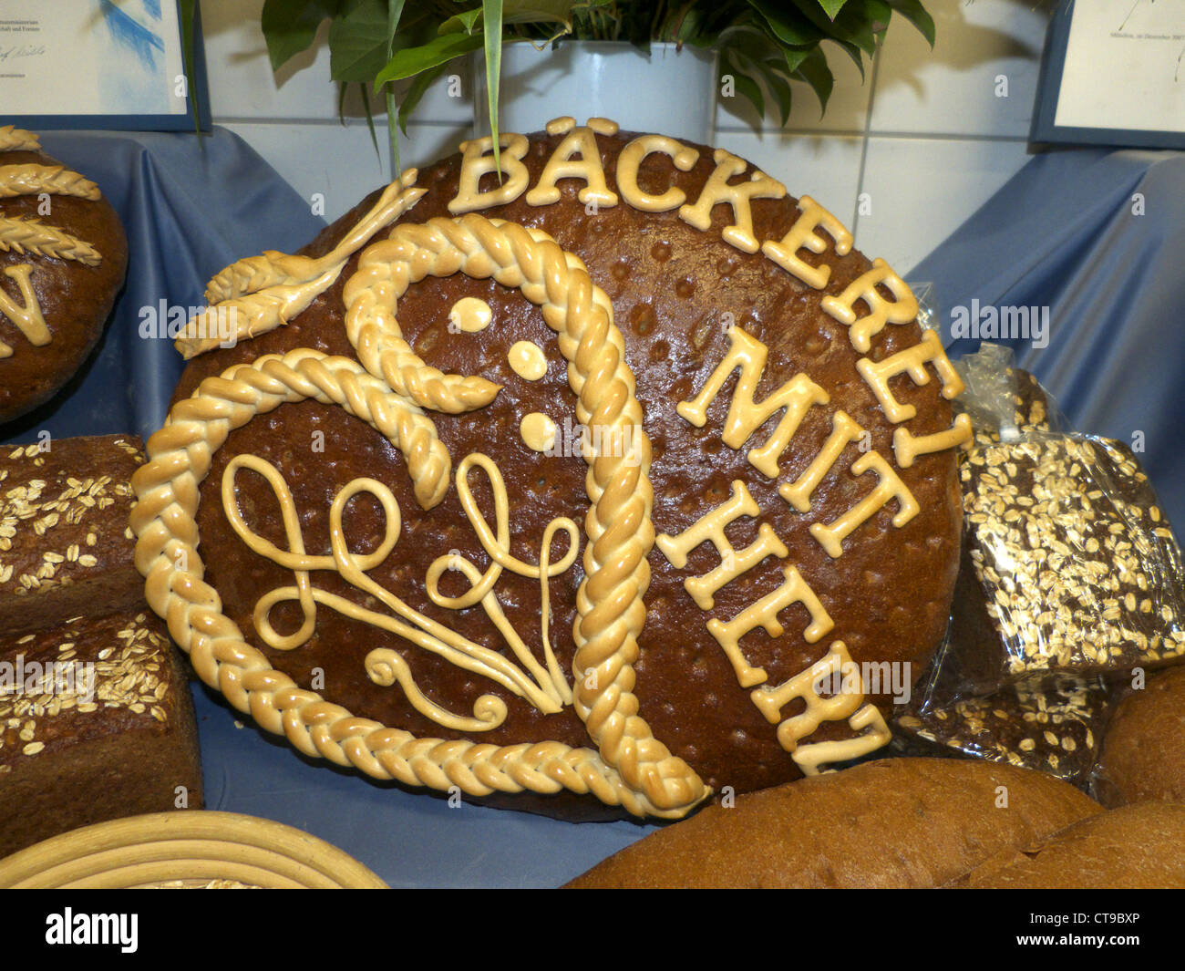 Germany Bavarian bread Stock Photo Alamy
