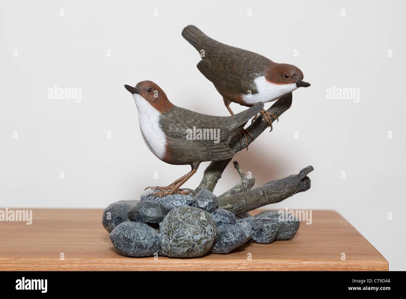 Carved Dippers by Mike Wood; photo taken with bounced flash Stock Photo