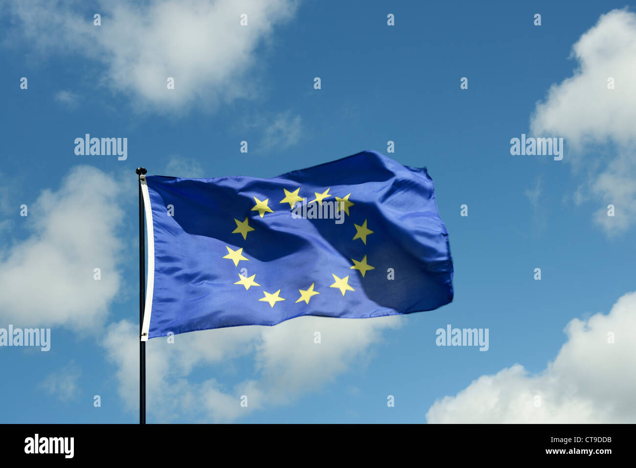 EU European Flag Stock Photo