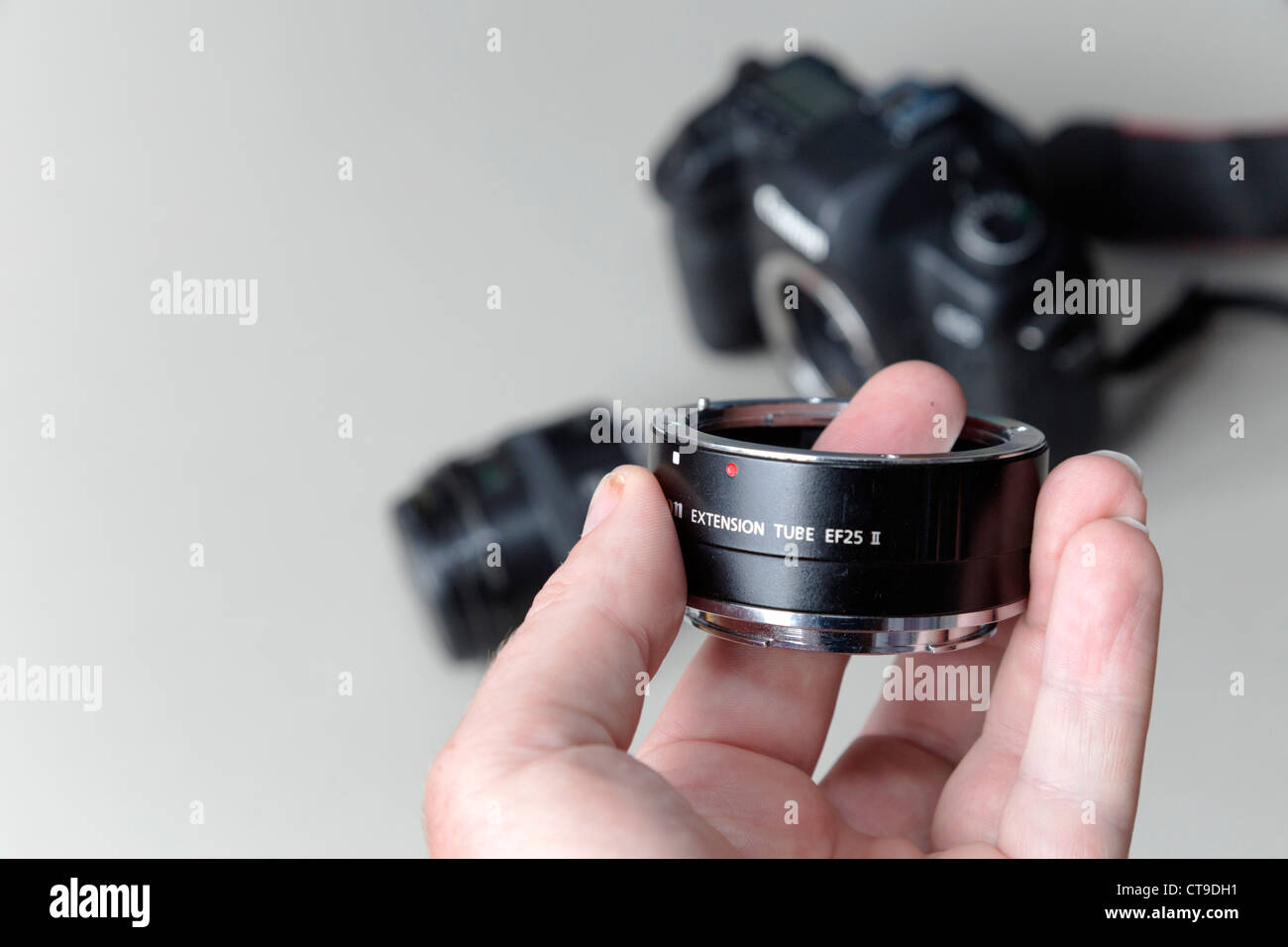 Extension Tube for a camera Stock Photo Alamy