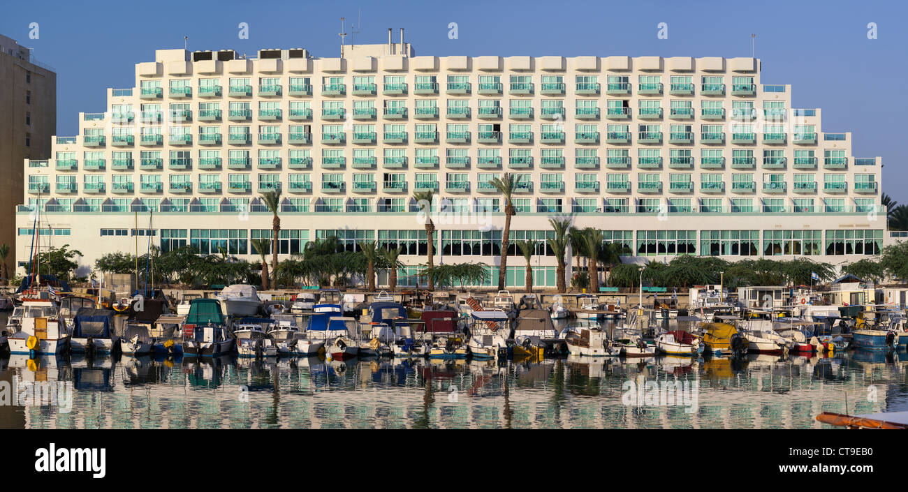 Dan Panorama hotel, Eilat, Israel Stock Photo