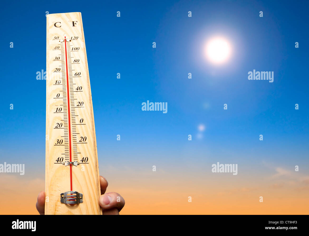 Thermometer hot hires stock photography and images Alamy