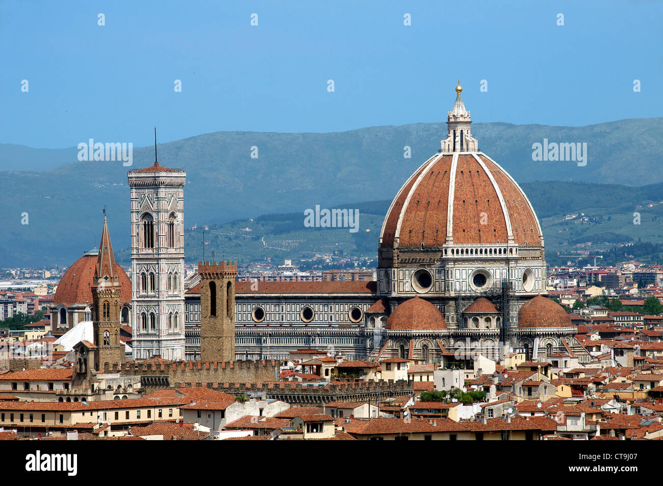 Duomo and Campanile Florence Italy Stock Photo