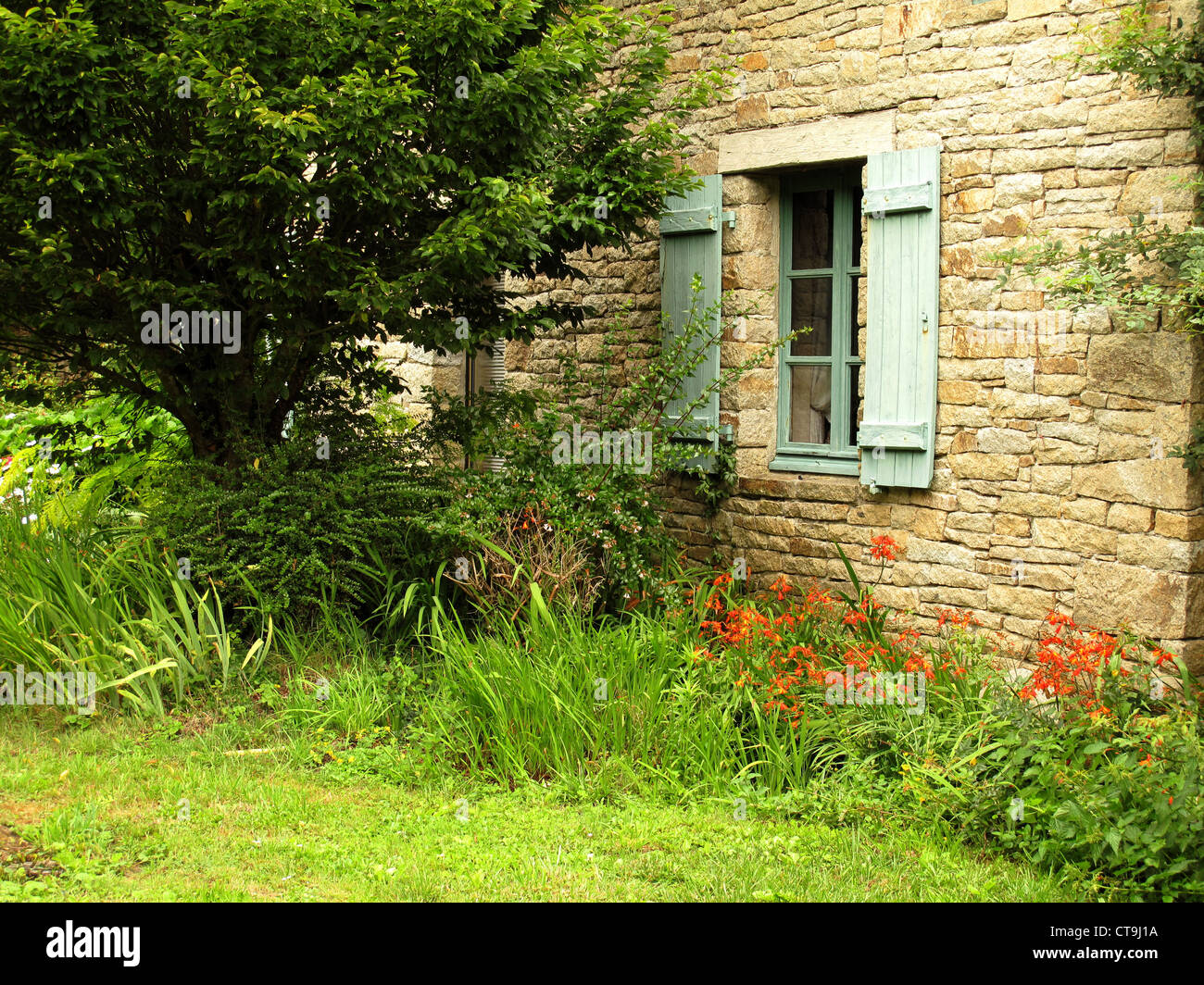 Nice cottage near Pont-Aven,Finistere,Bretagne,Brittany,France Stock ...
