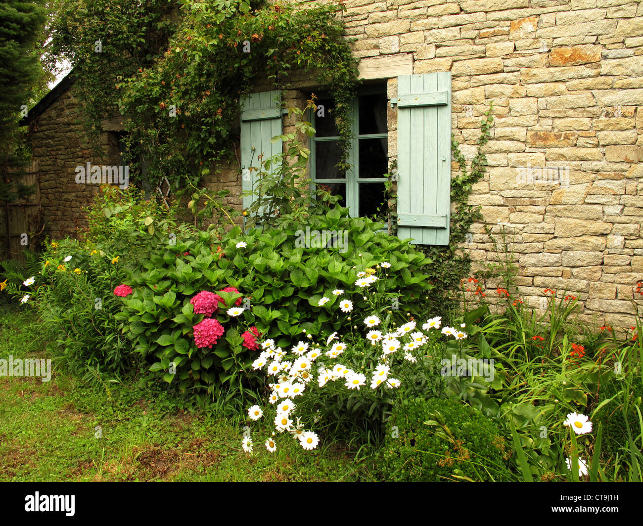 Nice cottage near Pont-Aven,Finistere,Bretagne,Brittany,France Stock ...
