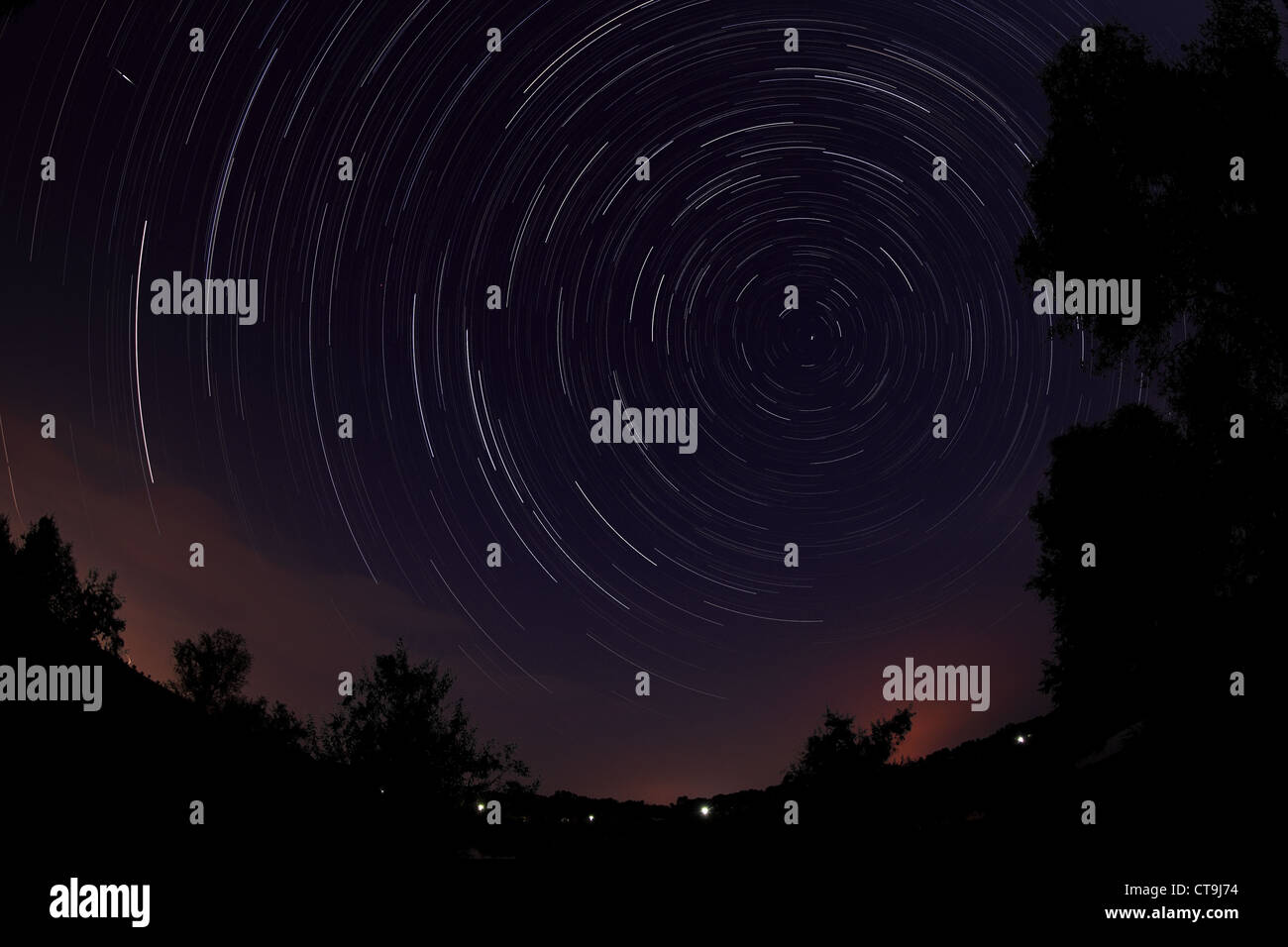 Star Moving Slowly Across Sky