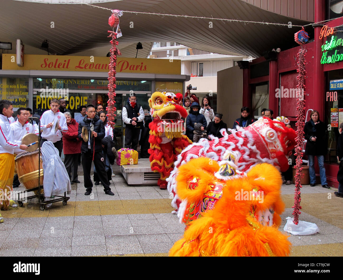 Chinese new year, Chinatown Paris 13, France Stock Photo