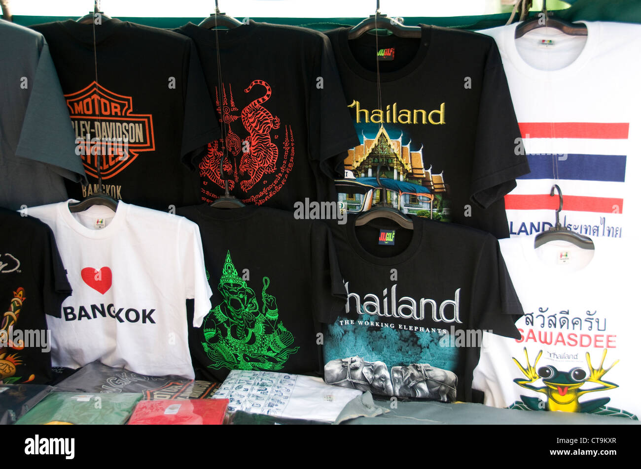 Thailand shirts photography and images Alamy