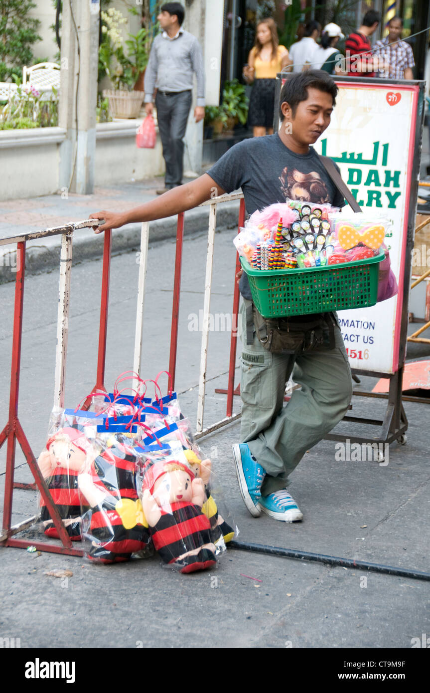 A soft toy seller in Nana,Bangkok, Thailand Stock Photo Alamy