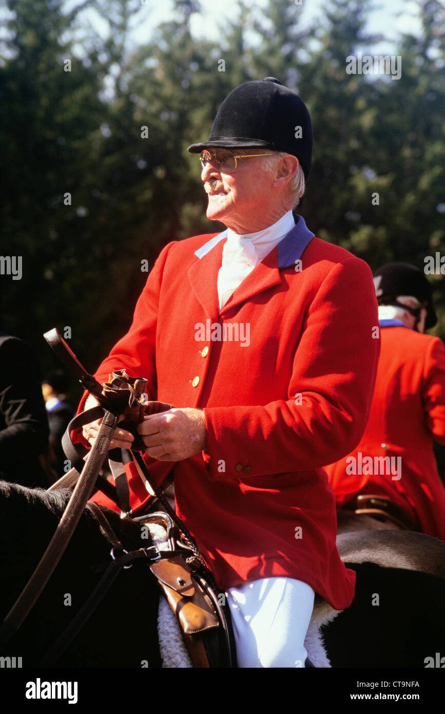 Master of the Caledon Hunt Club in Caledon;Ontario;Canada Stock Photo