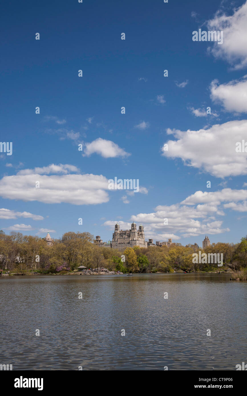 The Lake in Central Park, NYC Stock Photo Alamy