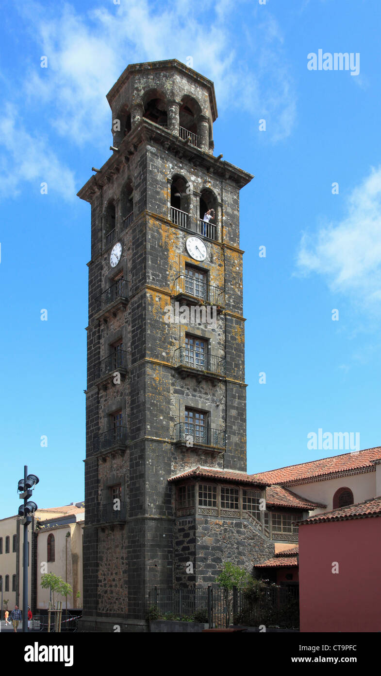 Spain, Canary Islands, Tenerife, La Laguna, Iglesia de la Concepcion, church, Stock Photo