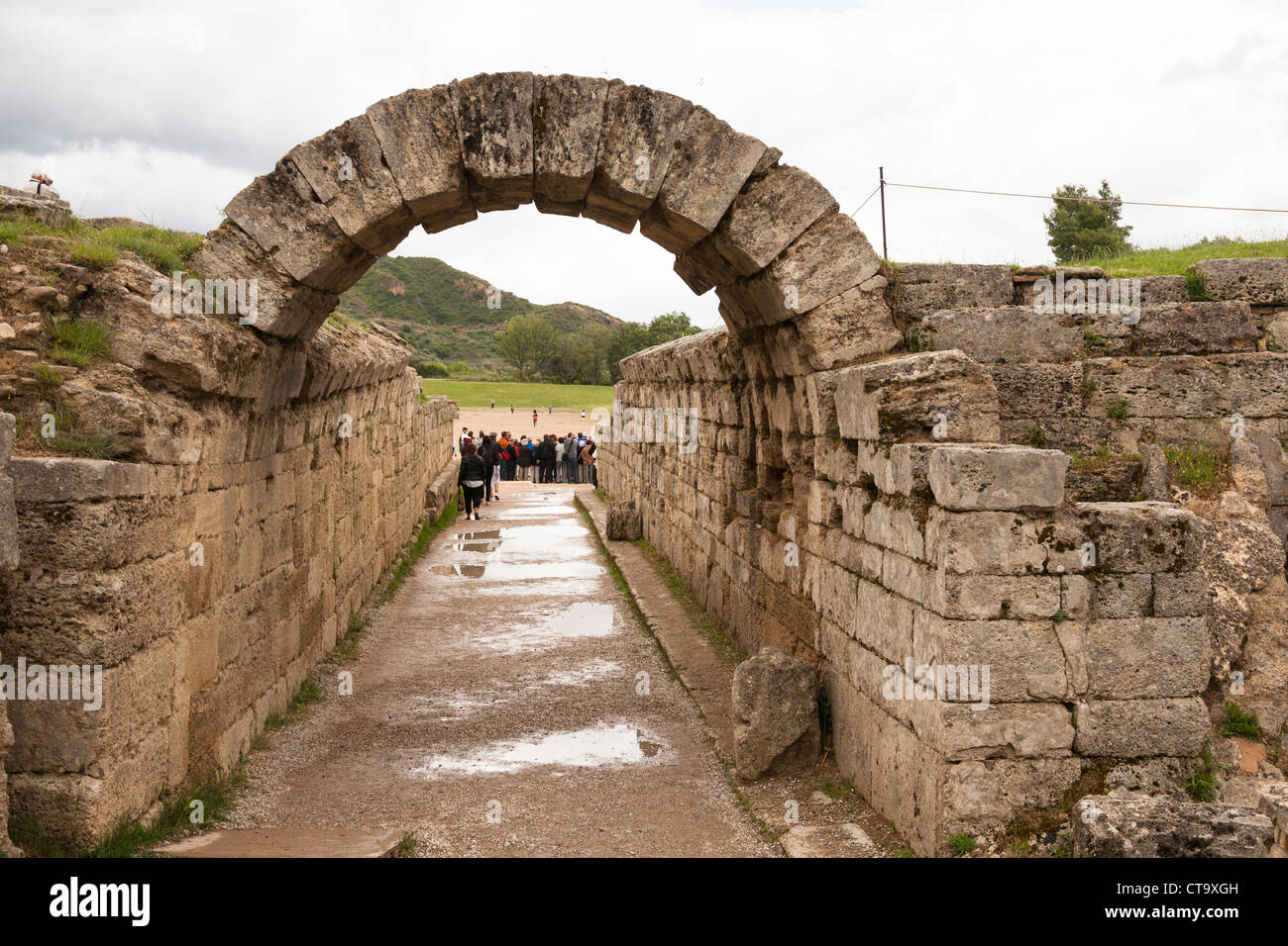 entrance-into-the-original-olympic-stadium-olympia-greece-stock-photo
