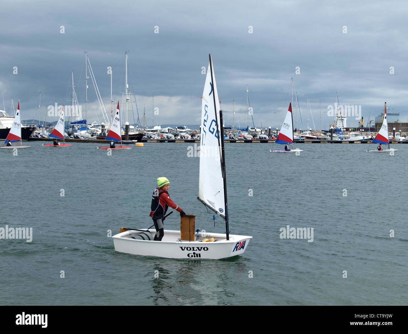 National Schools Sailing Association Regatta, Weymouth and Portland National Sailing Academy July 2012 Stock Photo
